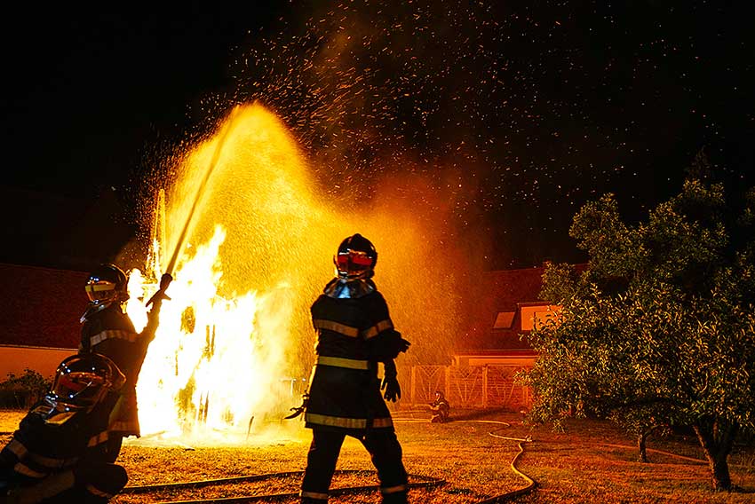 Pour préparer l'intervention des secours en cas d'incendie